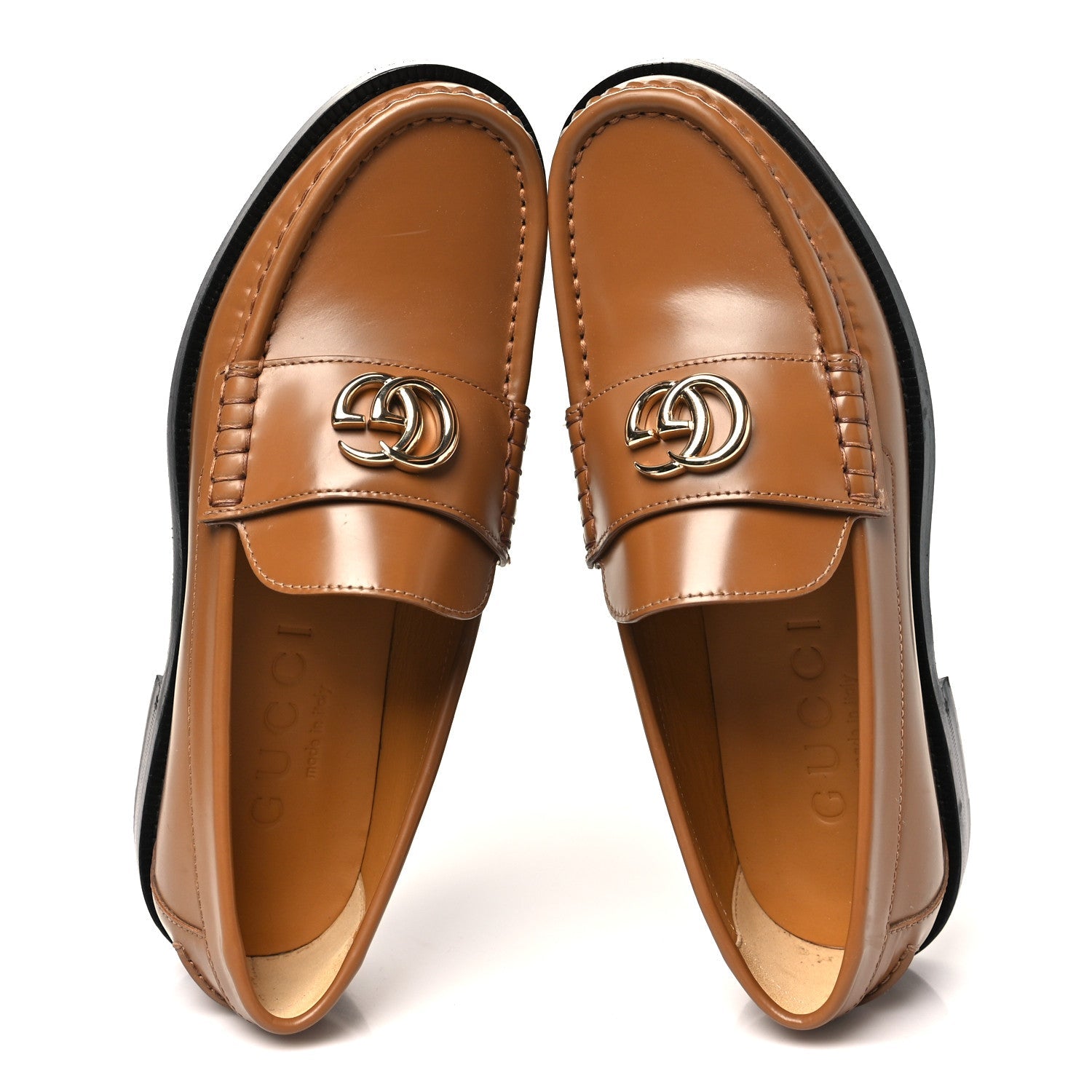 Millennial Ribot Womens GG Marmont Loafers 36.5 Luminous Wood