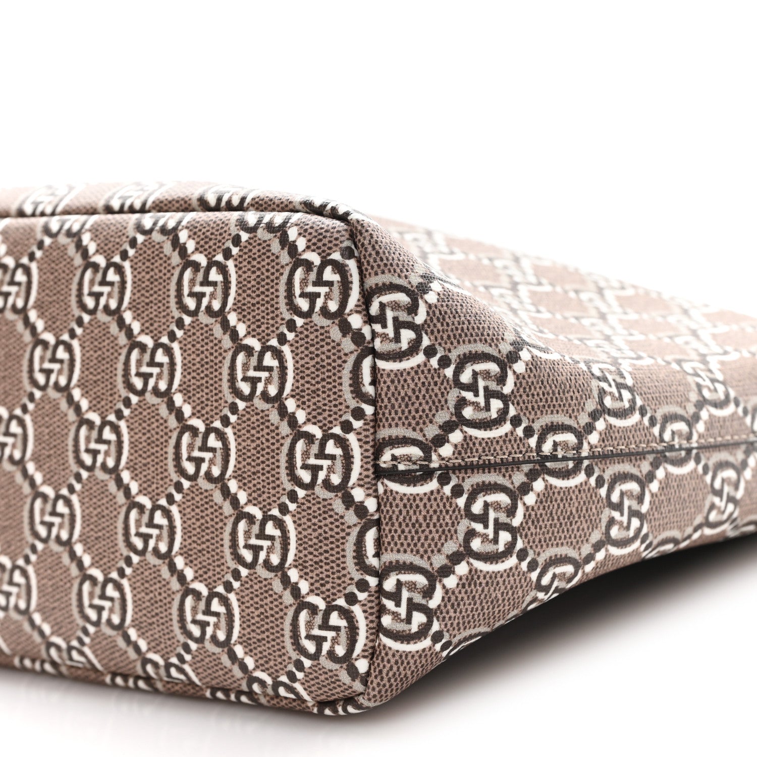GG Shadow Monogram Super Mini Ophidia Shoulder Bag Taupe