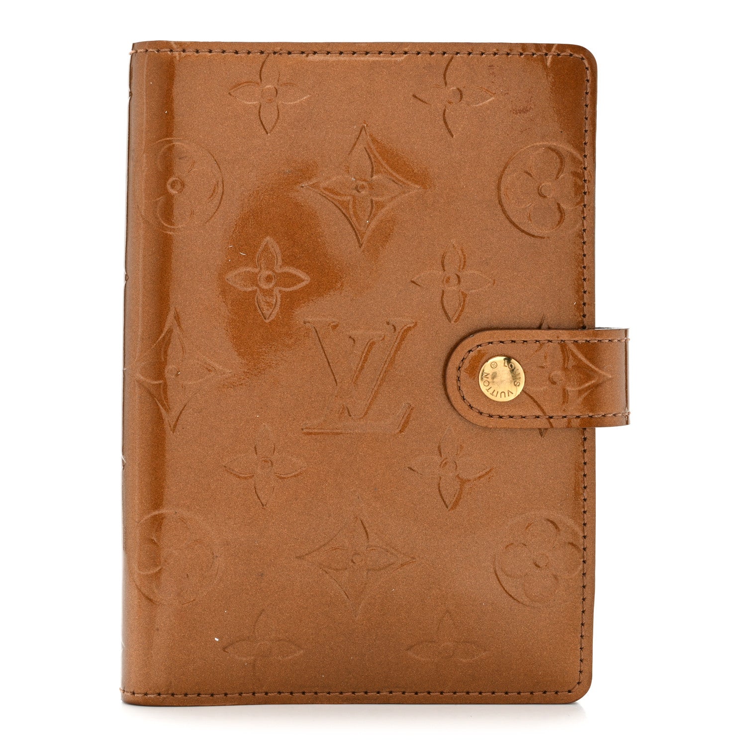 Vernis Small Ring Agenda Cover Bronze