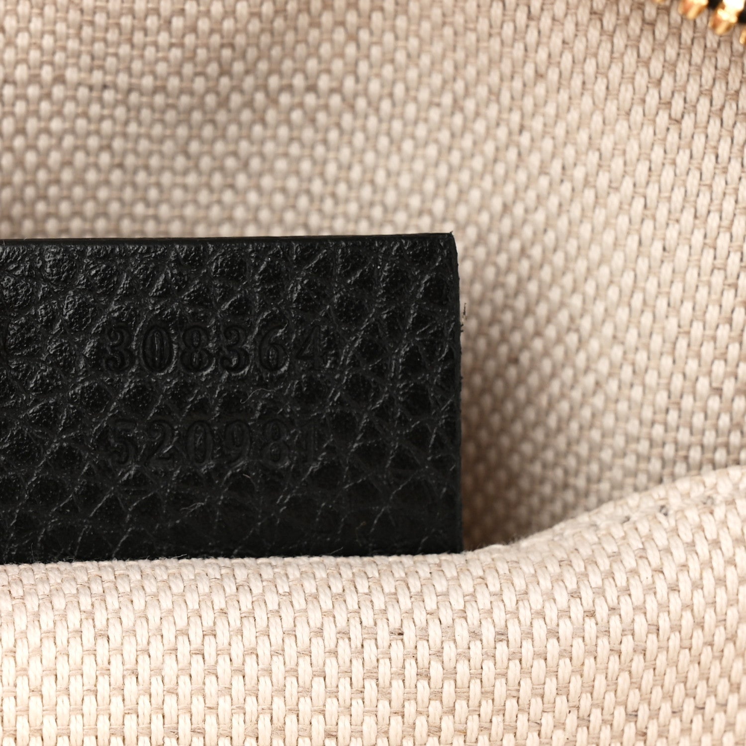 Pebbled Calfskin Small Soho Disco Bag Black