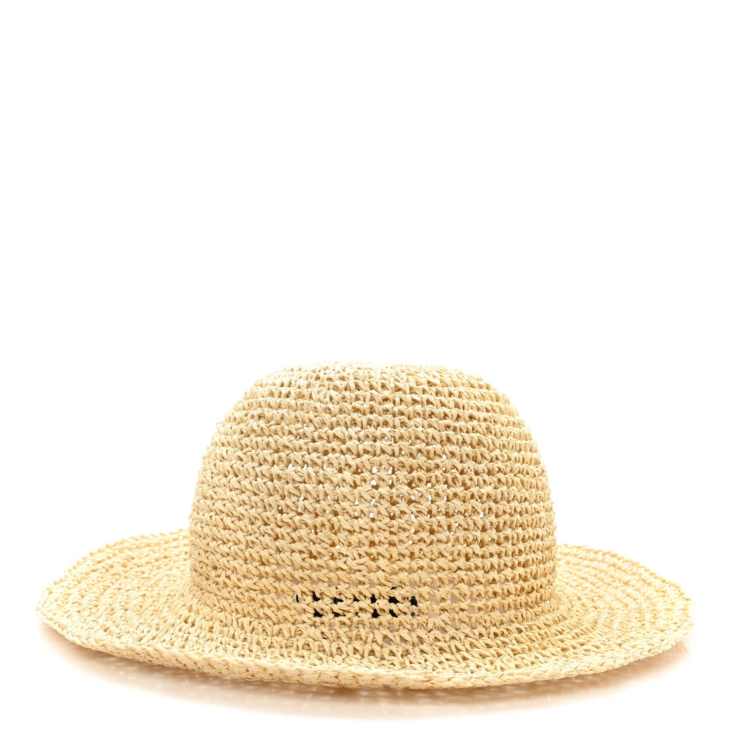 Straw Wide Brim Hat L Beige