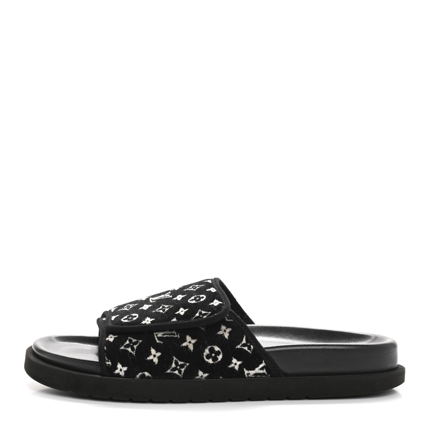 Monogram Mens Miami Mules 8.5 Black
