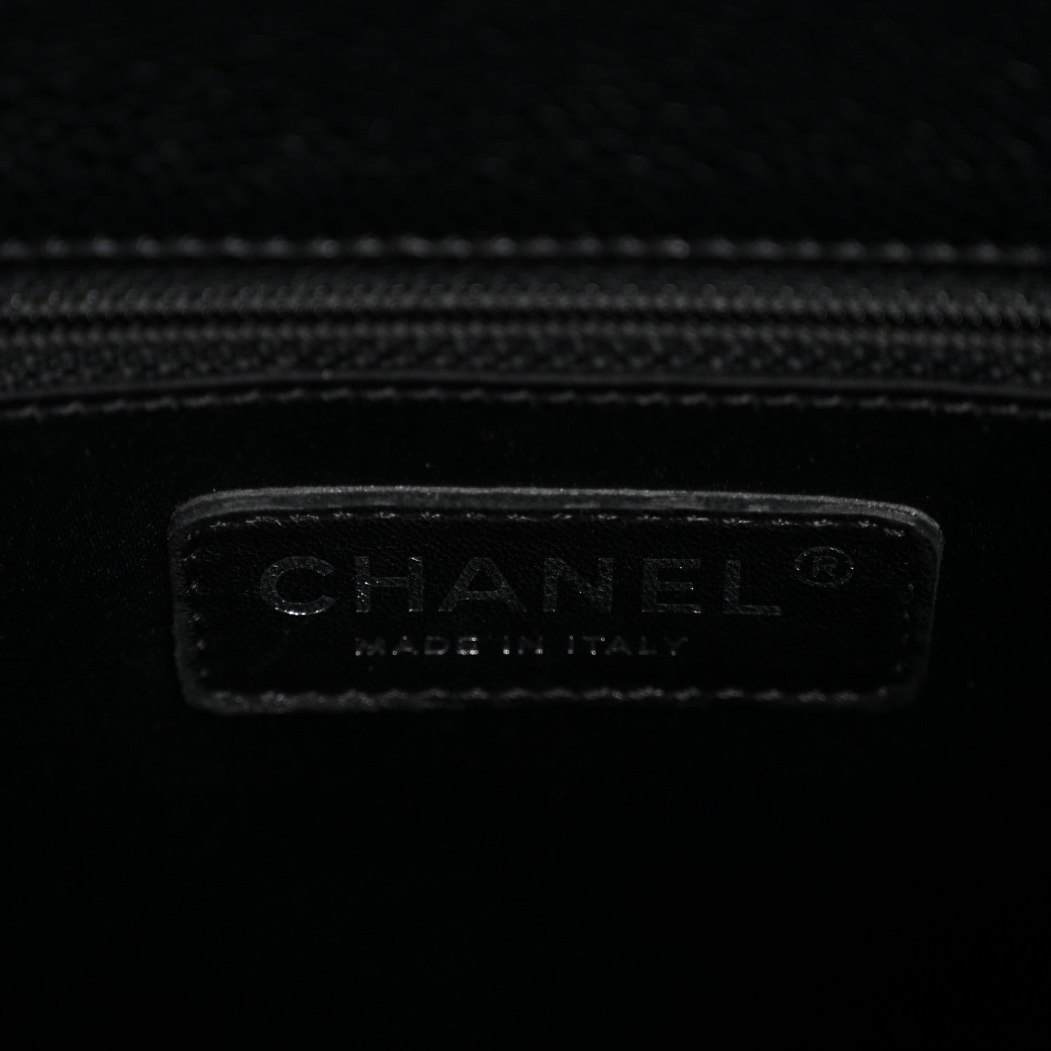 Caviar Quilted Grand Shopping Tote GST Black