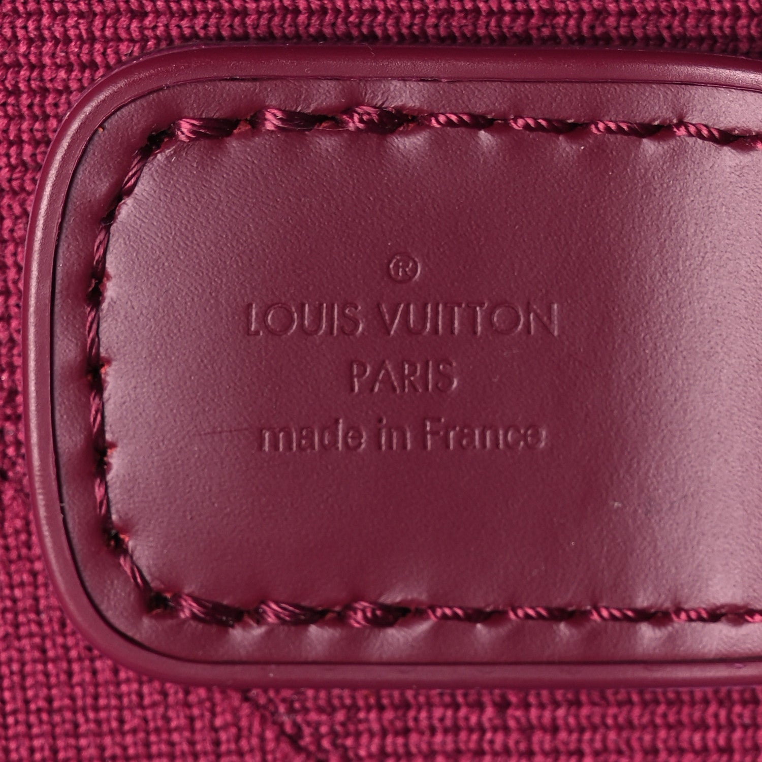 Knit Monogram Horizon Soft 55 Suitcase Fuchsia