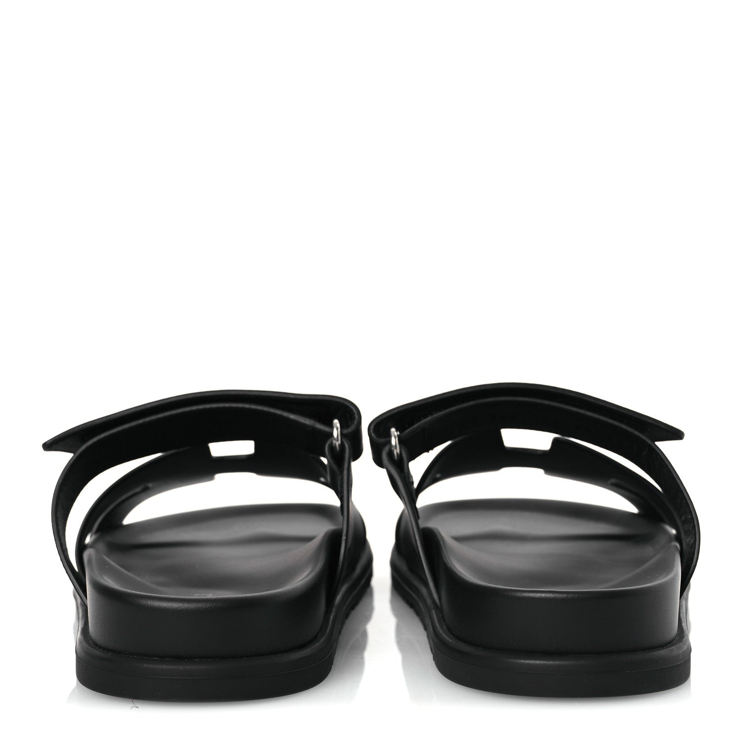 Calfskin Womens Chypre Sandals 38 Black