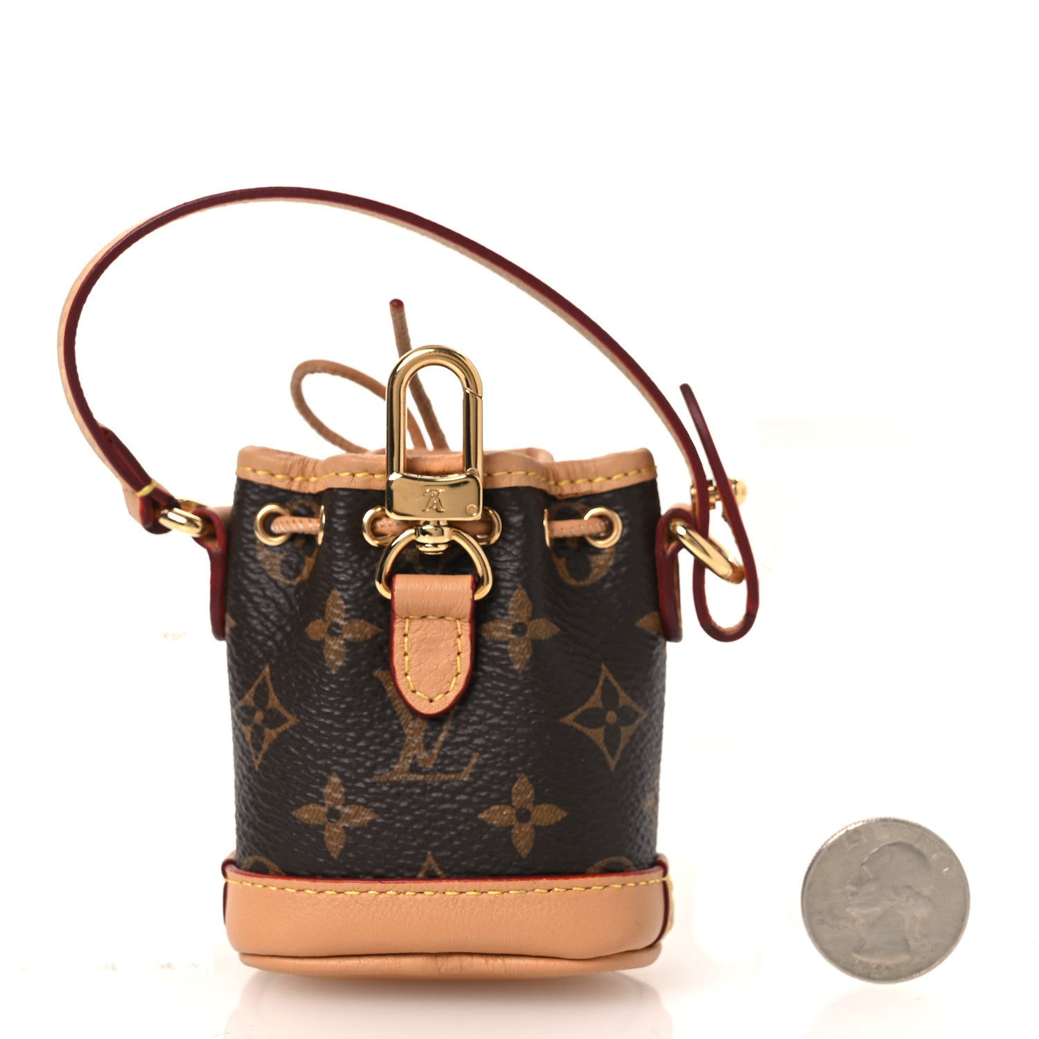 Monogram Micro Noe Bag Charm Key Ring