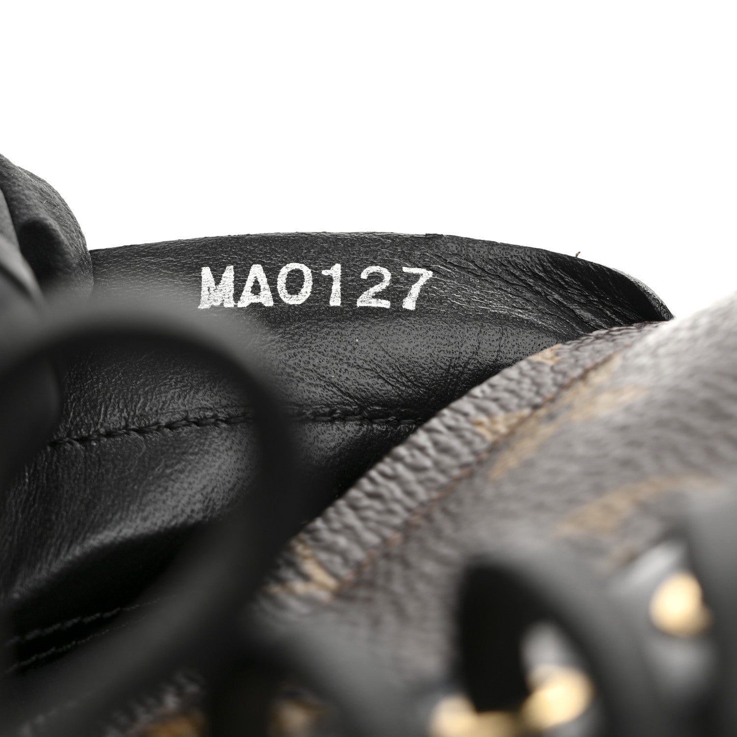 Patent Calfskin Monogram Star Trail Ankle Boots 37.5 Black
