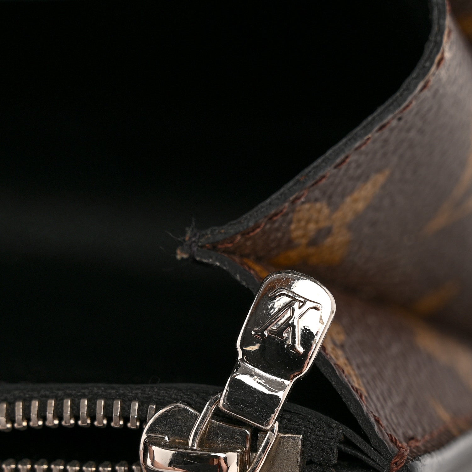 Monogram Kabuki Chain Wallet Black