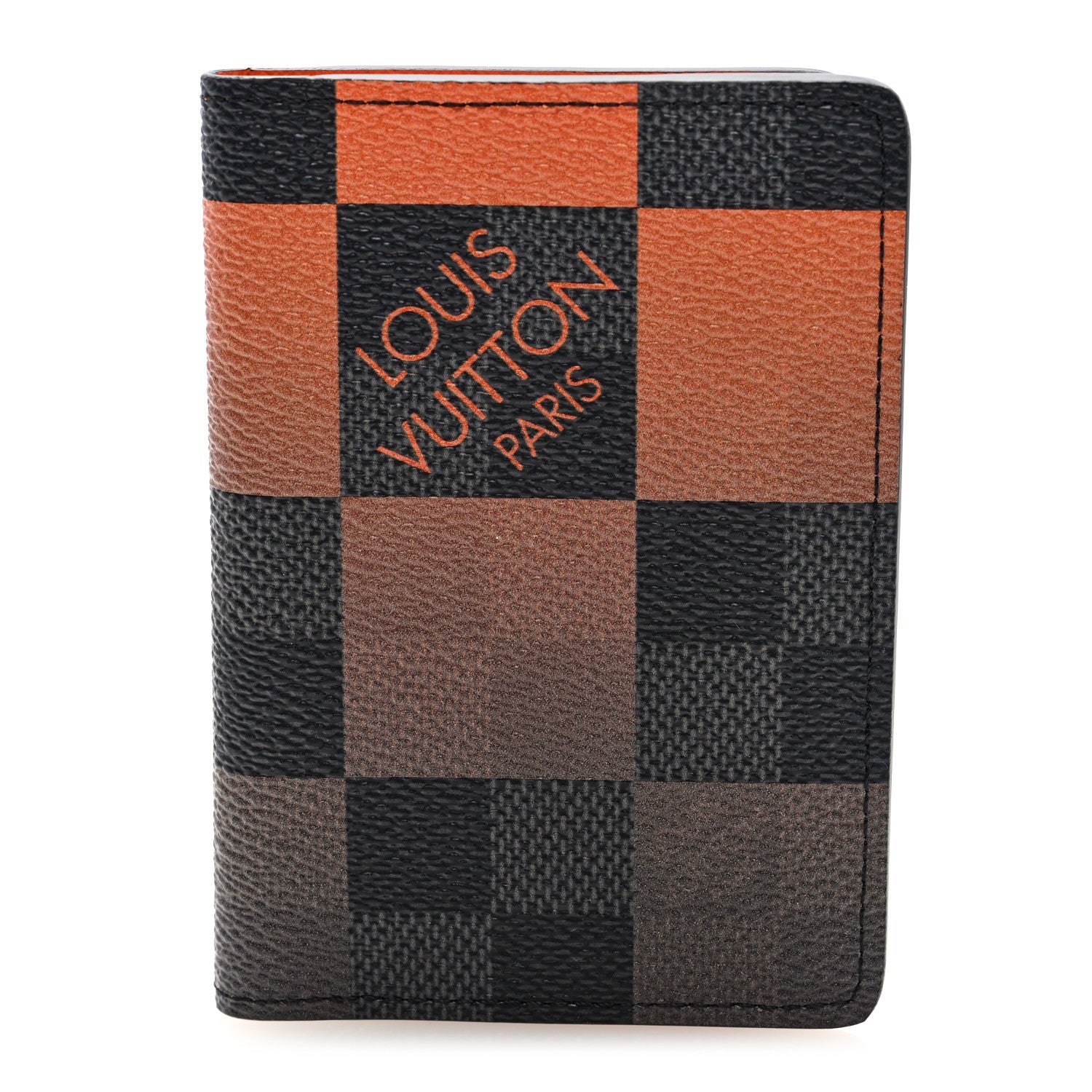 Damier Graphite Giant Pocket Organizer Orange