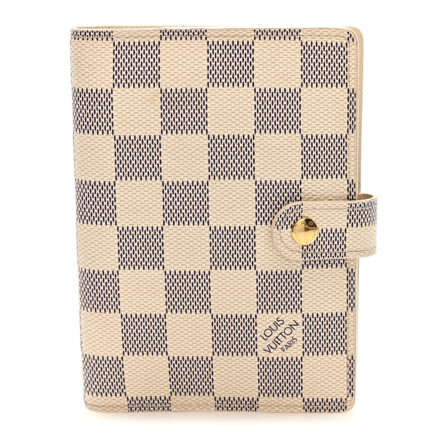 Damier Azur Small Ring Agenda Cover