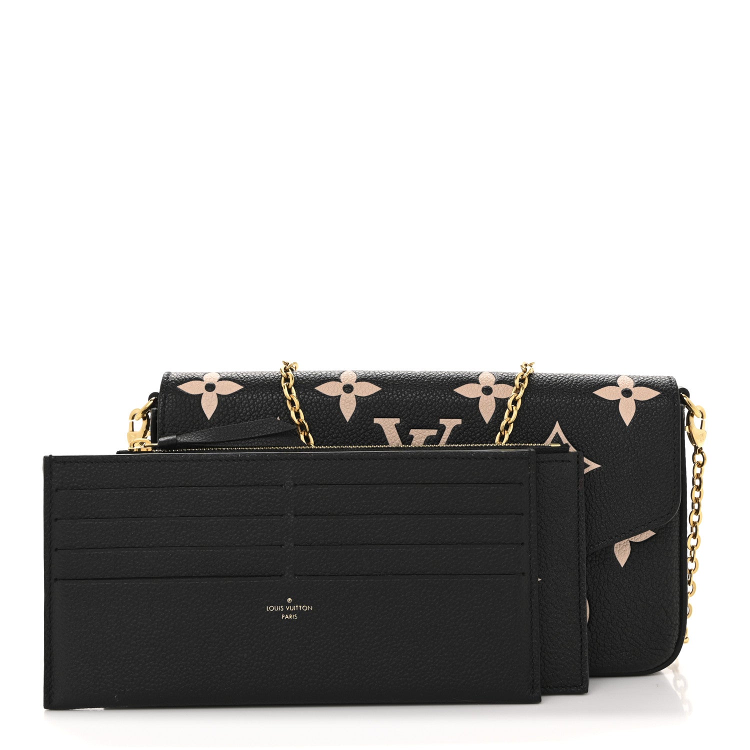 Empreinte Monogram Giant Felicie Pochette Black Beige