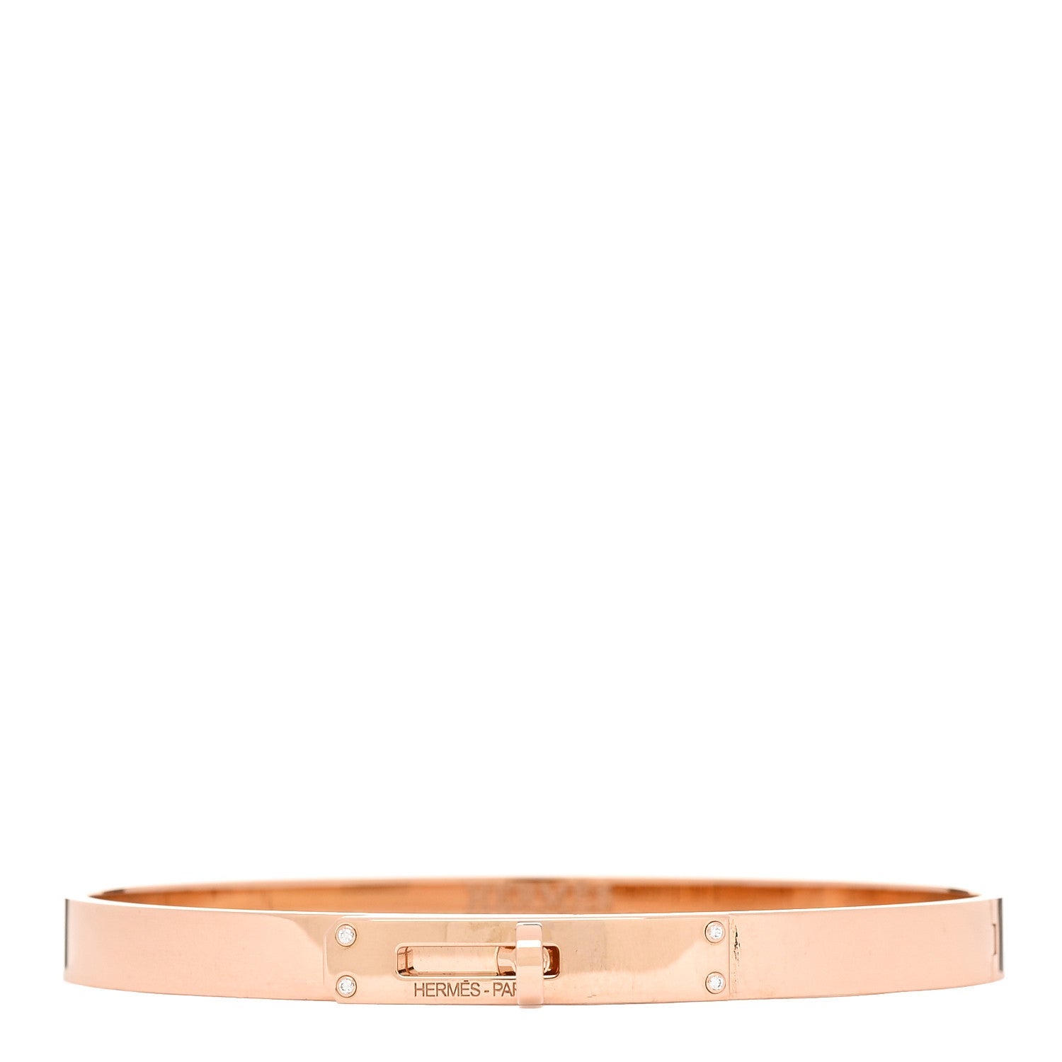 18K Rose Gold Diamond PM Kelly Bracelet LG