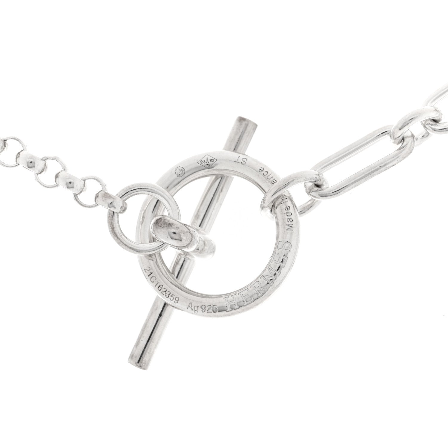 Sterling Silver Chaine d'Ancre Punk Necklace ST