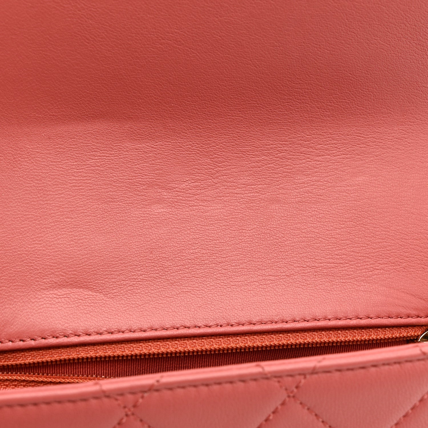 Lambskin Quilted Chain Infinity Waist Belt Bag Pink