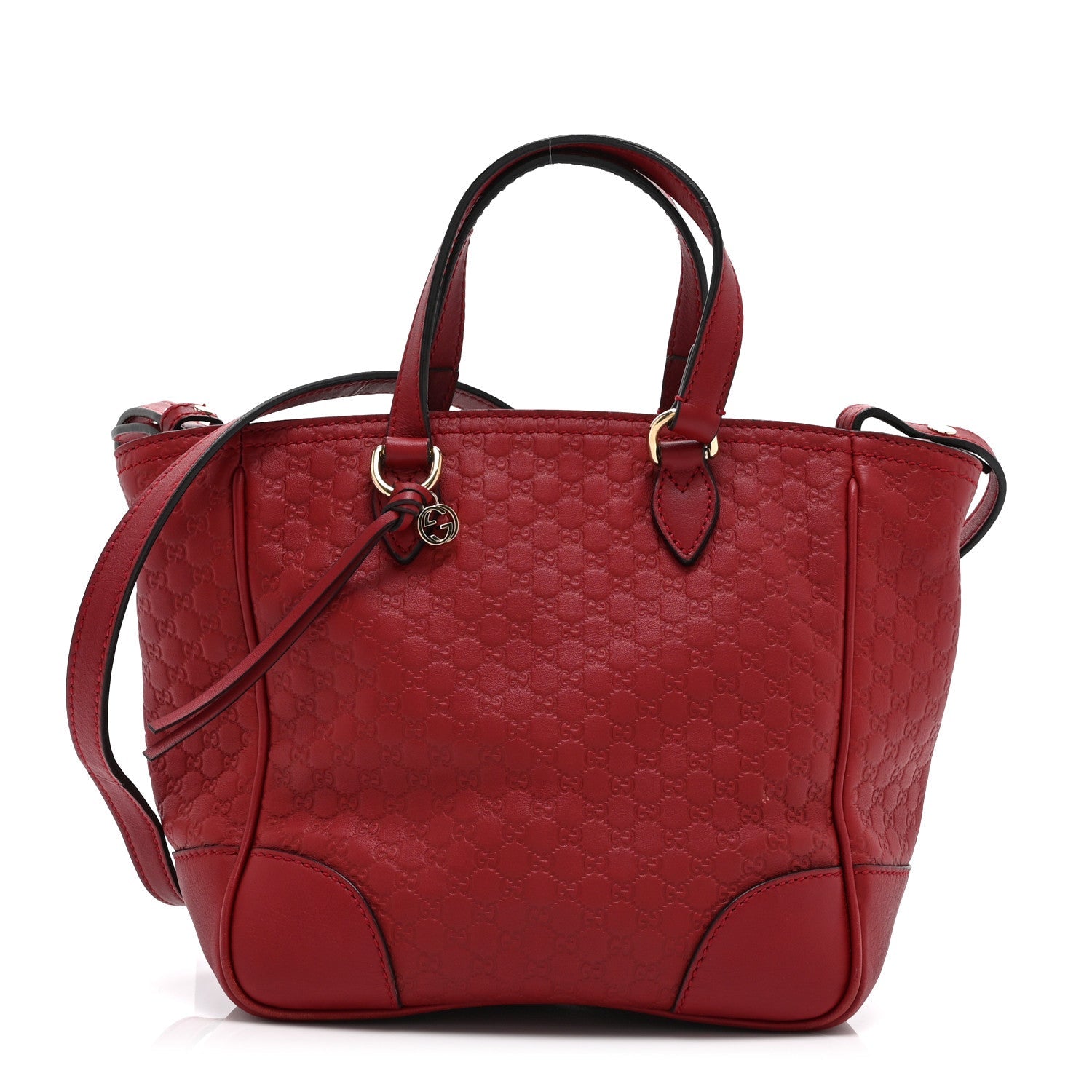 Microguccissima Small Bree Tote Red