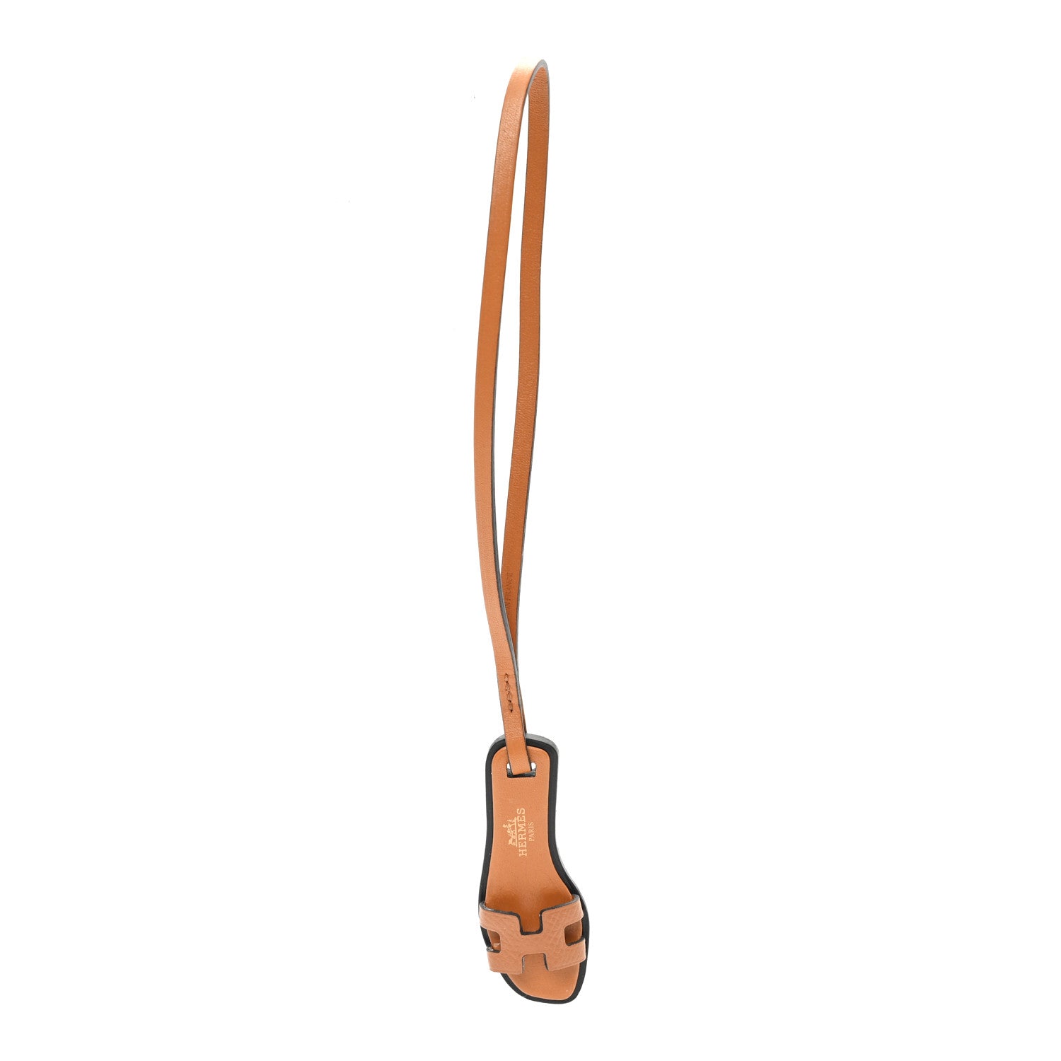 Epsom Butler Calfskin Hunter Oran Nano Bag Charm Gold