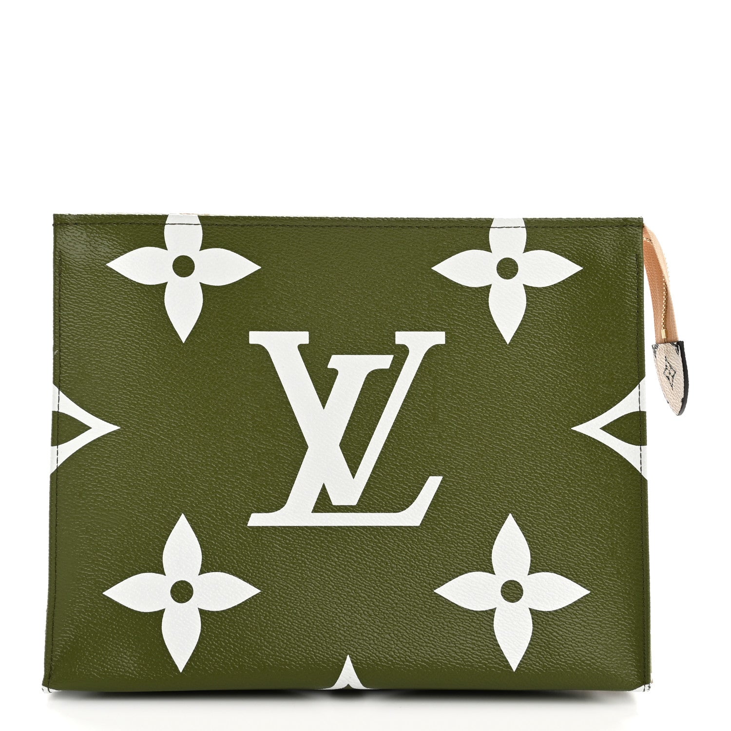 Monogram Giant Toiletry Pouch 26 Kaki