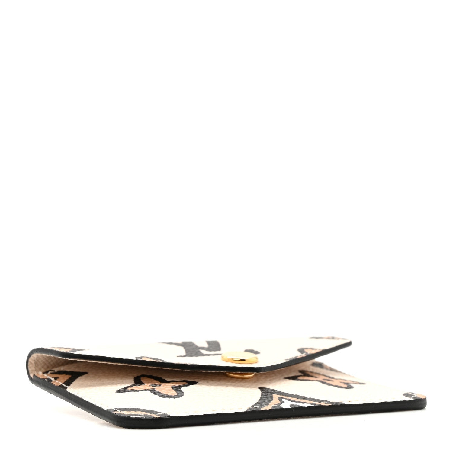 Monogram Wild At Heart Felicie Strap & Go Card Case Arizona Cream