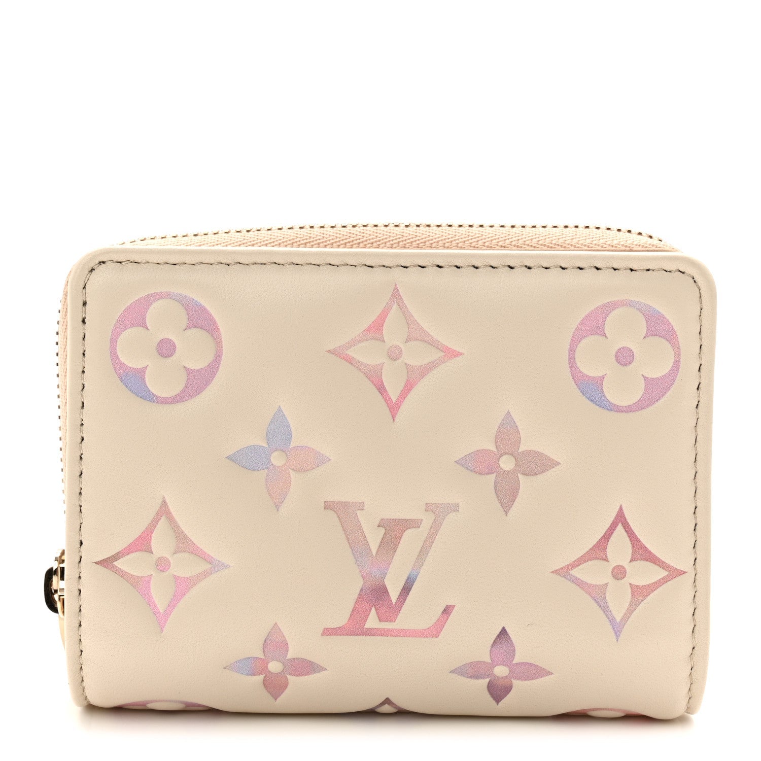 Lambskin Embossed Monogram Lou Coussin Wallet Dream