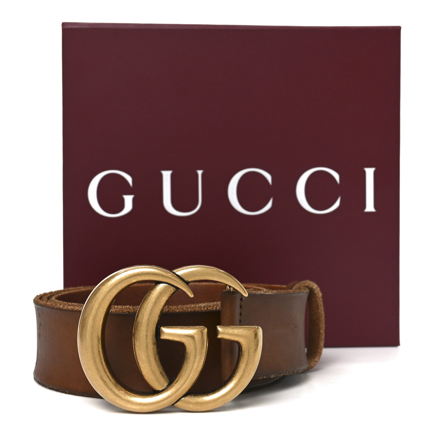 Faded Calfskin Double G 100 40 Belt 100 40 Cuir