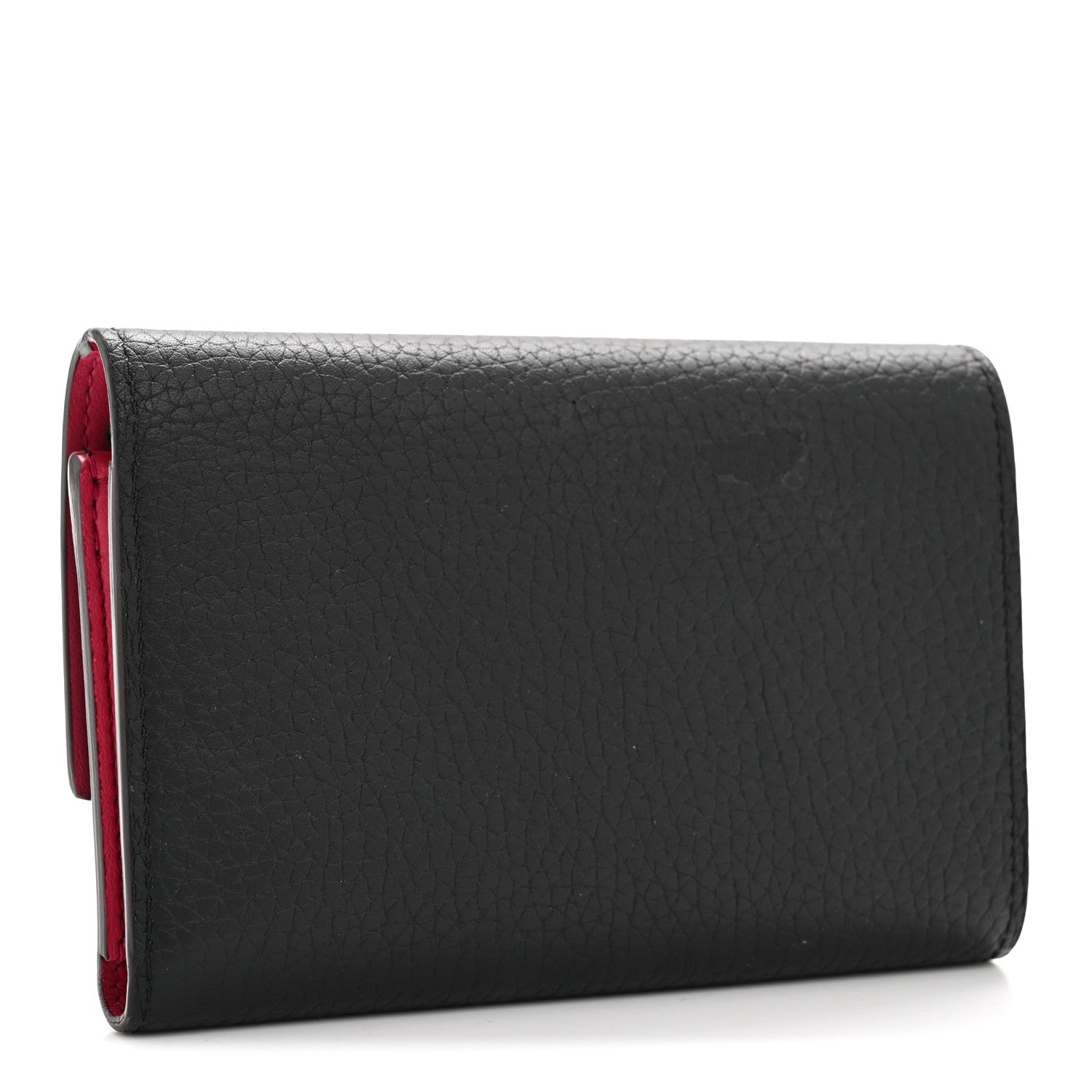 Taurillon Capucines Compact Wallet Black