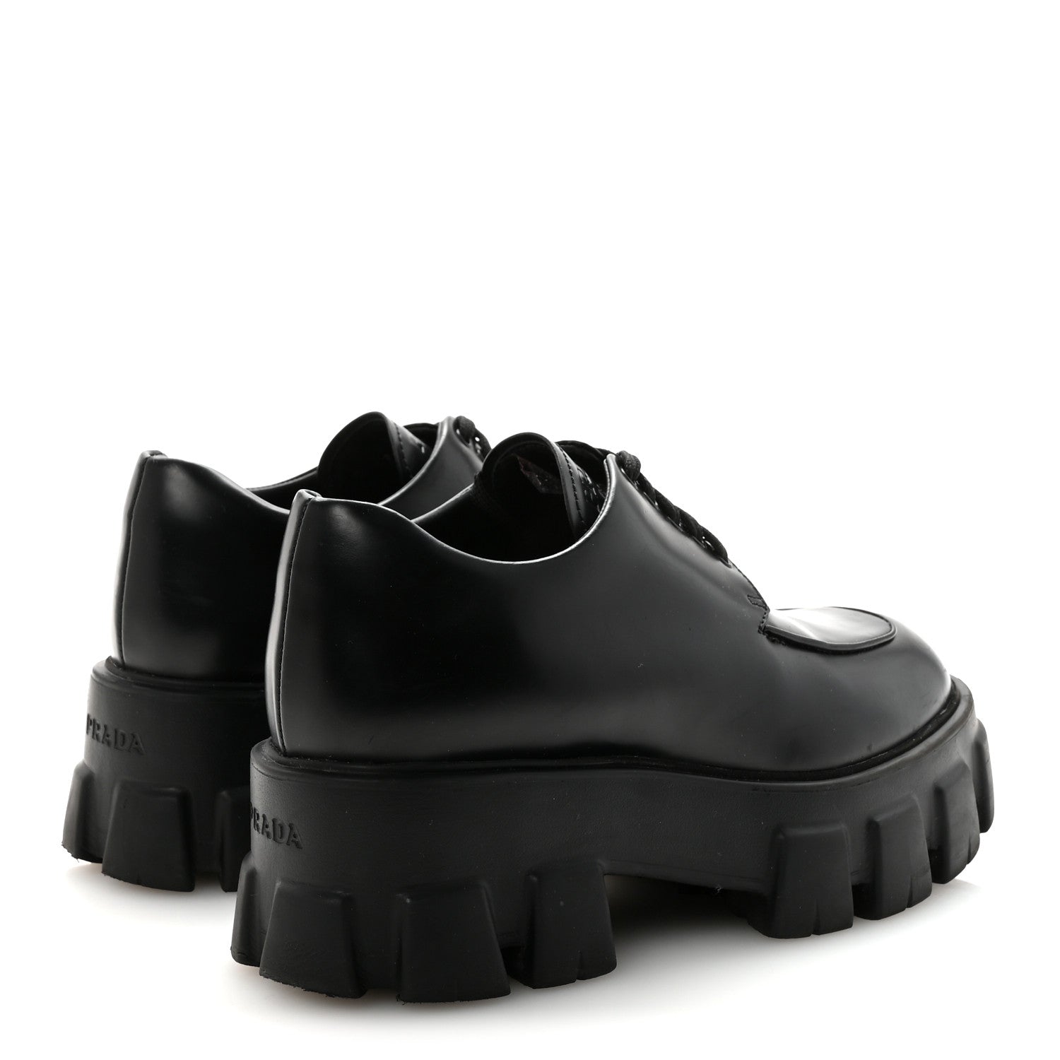 Spazzolato Rois Monolith 55mm Derby Loafers 38 Black
