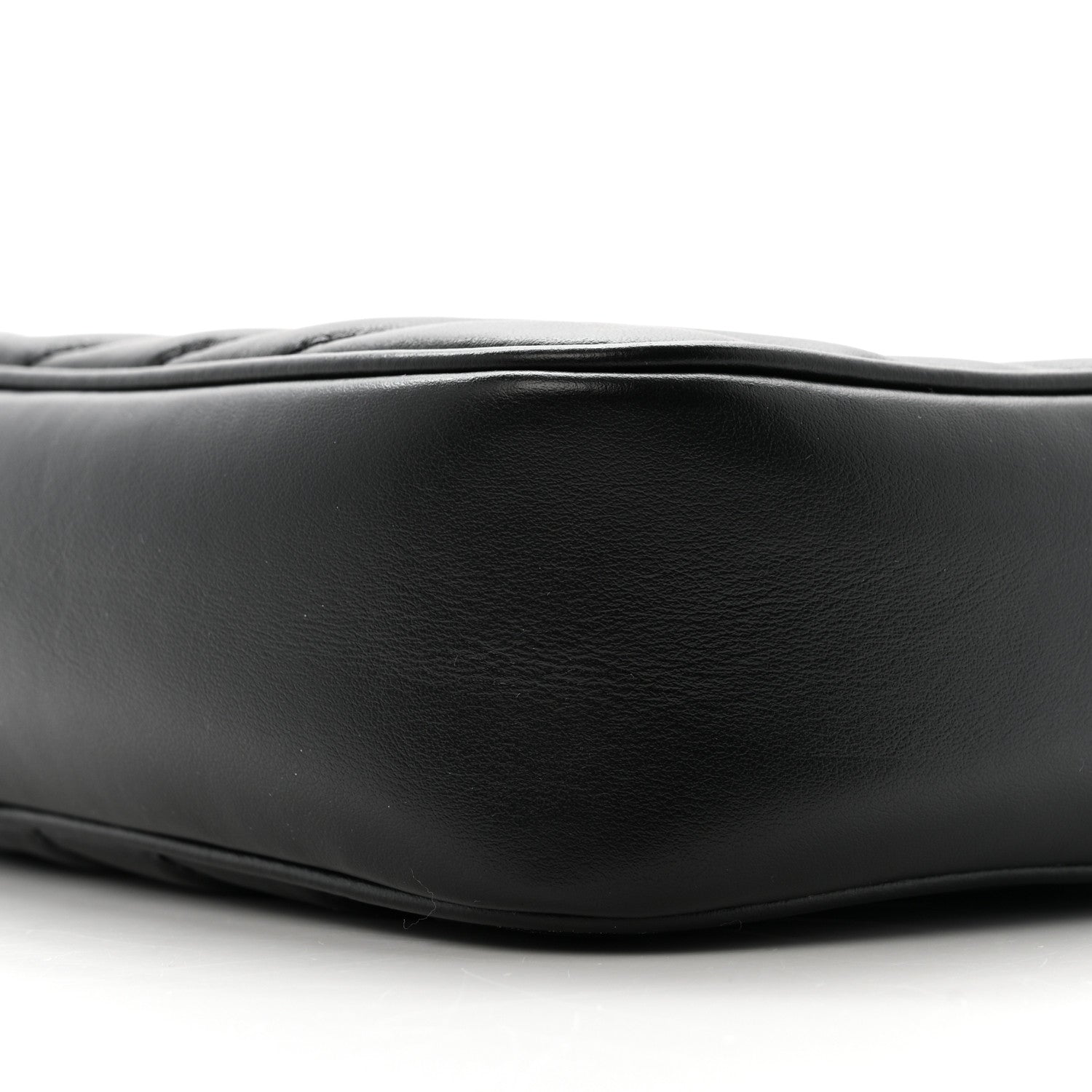 Calfskin Matelasse Monogram Monochrome Lou Camera Bag Black