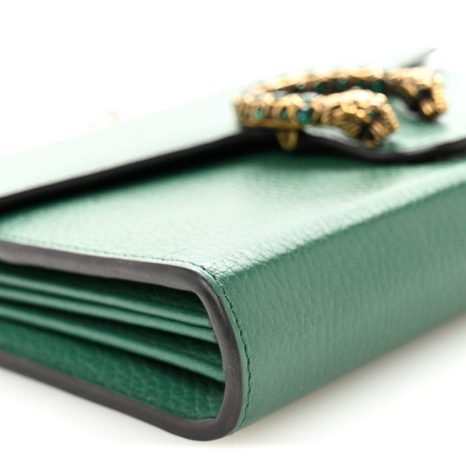 Calfskin Mini Dionysus Chain Wallet Emerald