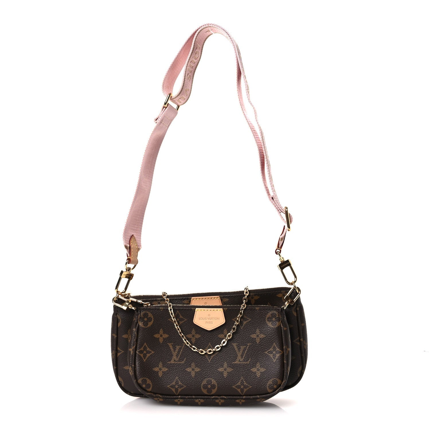 Monogram Multi Pochette Accessories Rose Clair