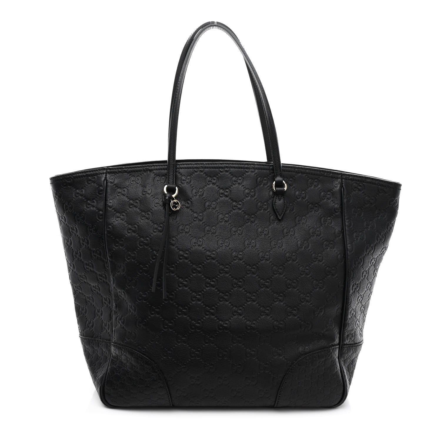 Guccissima Medium Bree Zippered Tote Black
