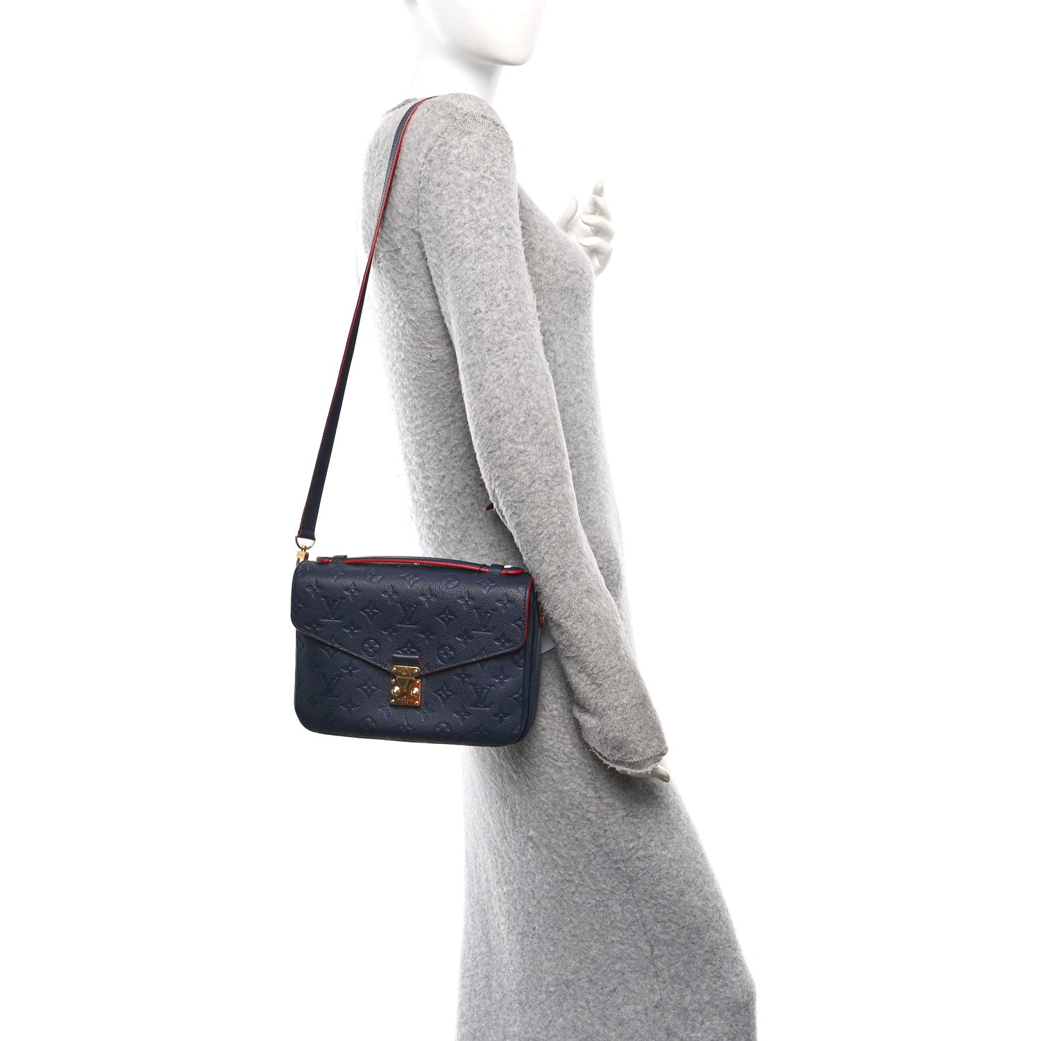 Empreinte Pochette Metis Marine Rouge
