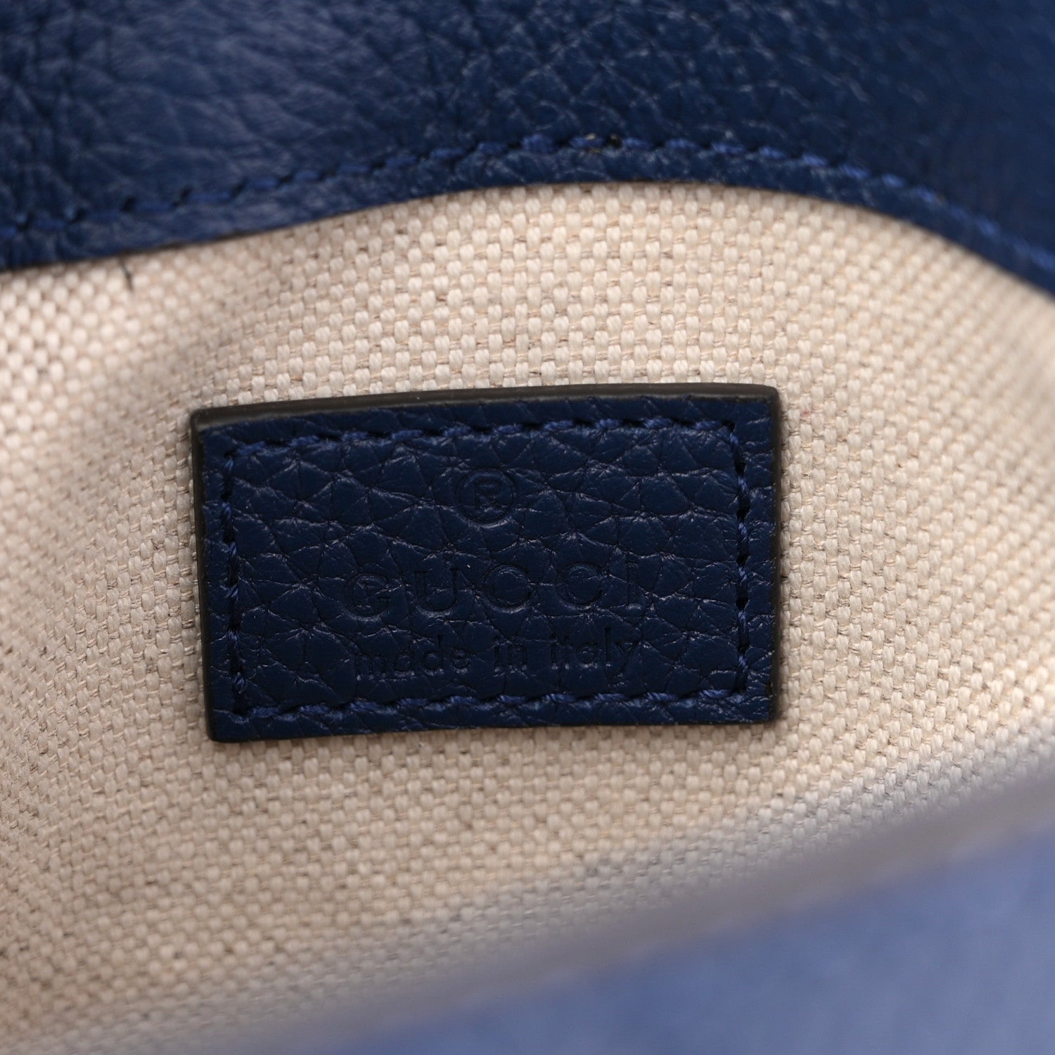 Piuma Calfskin Jumbo GG Embossed Small Messenger Bag Royale