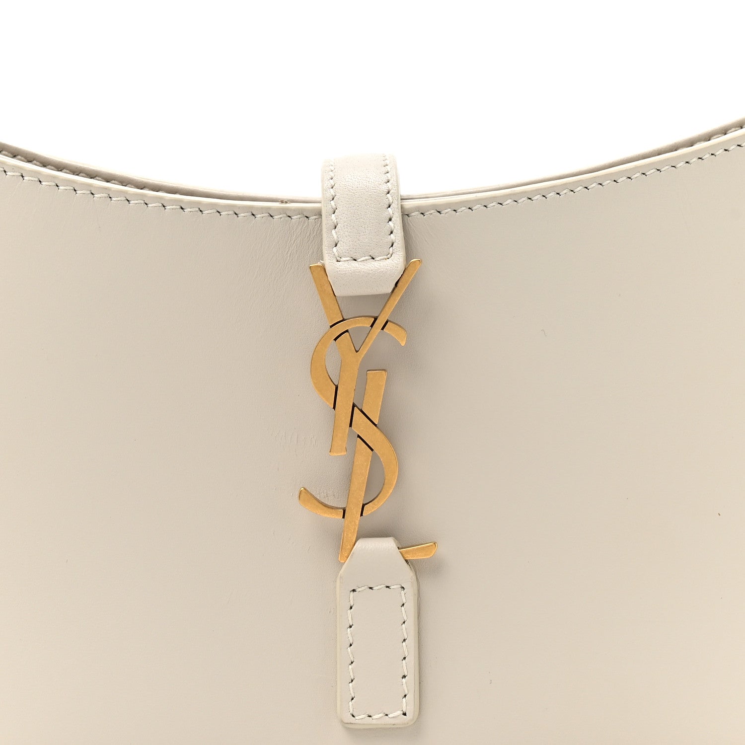 Smooth Calfskin Le 5 A 7 Mini Hobo Blanc Vintage