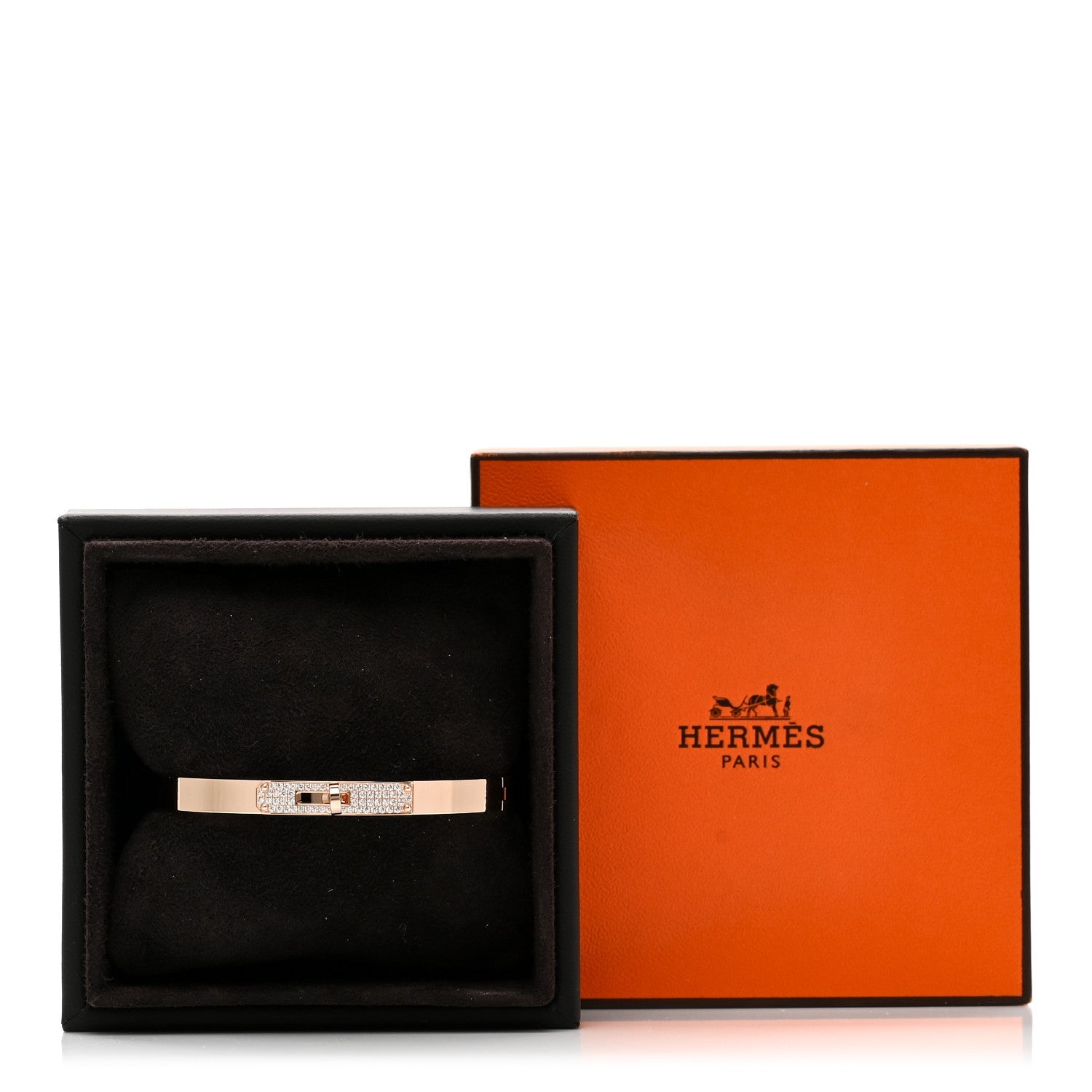 18K Rose Gold Diamond PM Kelly Pave Bracelet ST