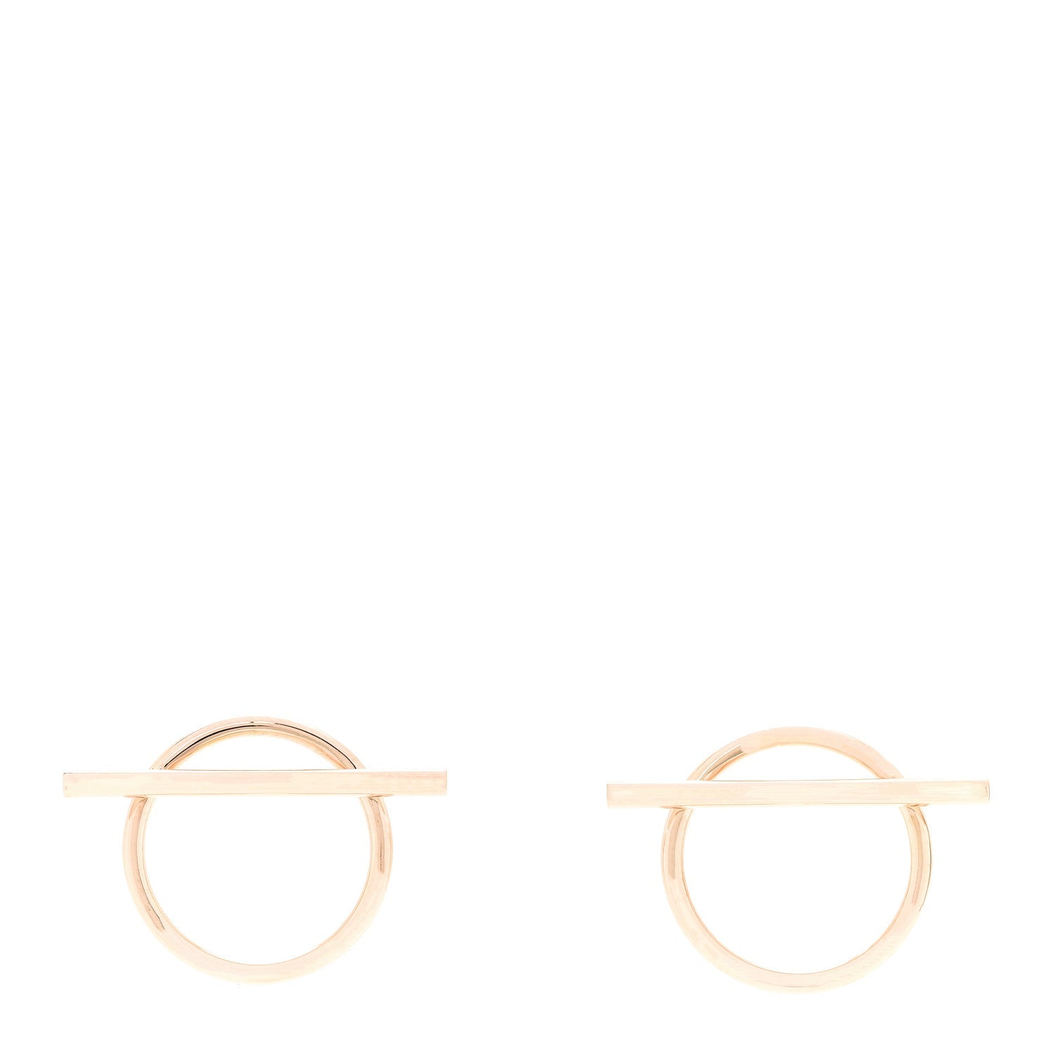 18K Rose Gold MM Echappee Earrings