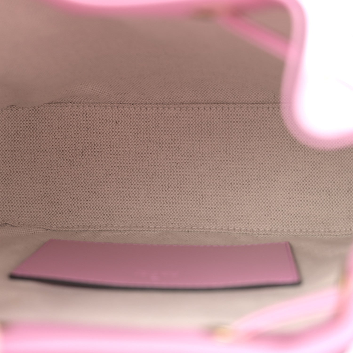 Calfskin Bamboo Backpack Glossy Pink
