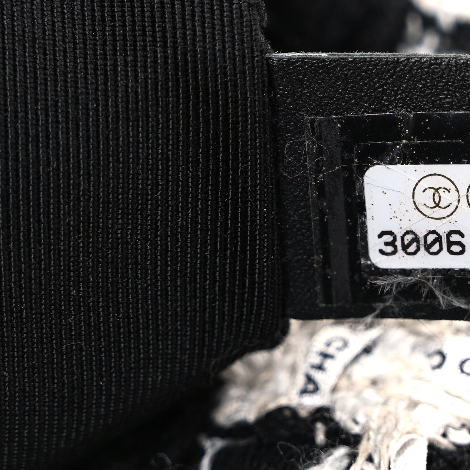 Tweed Quilted Large Chanel 19 Flap Black Ecru White