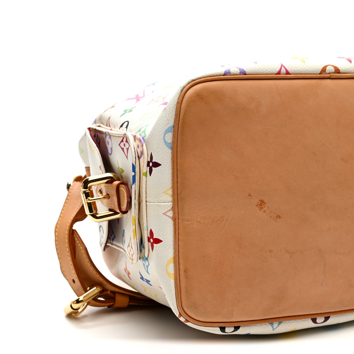 Monogram Multicolor Petit Noe White