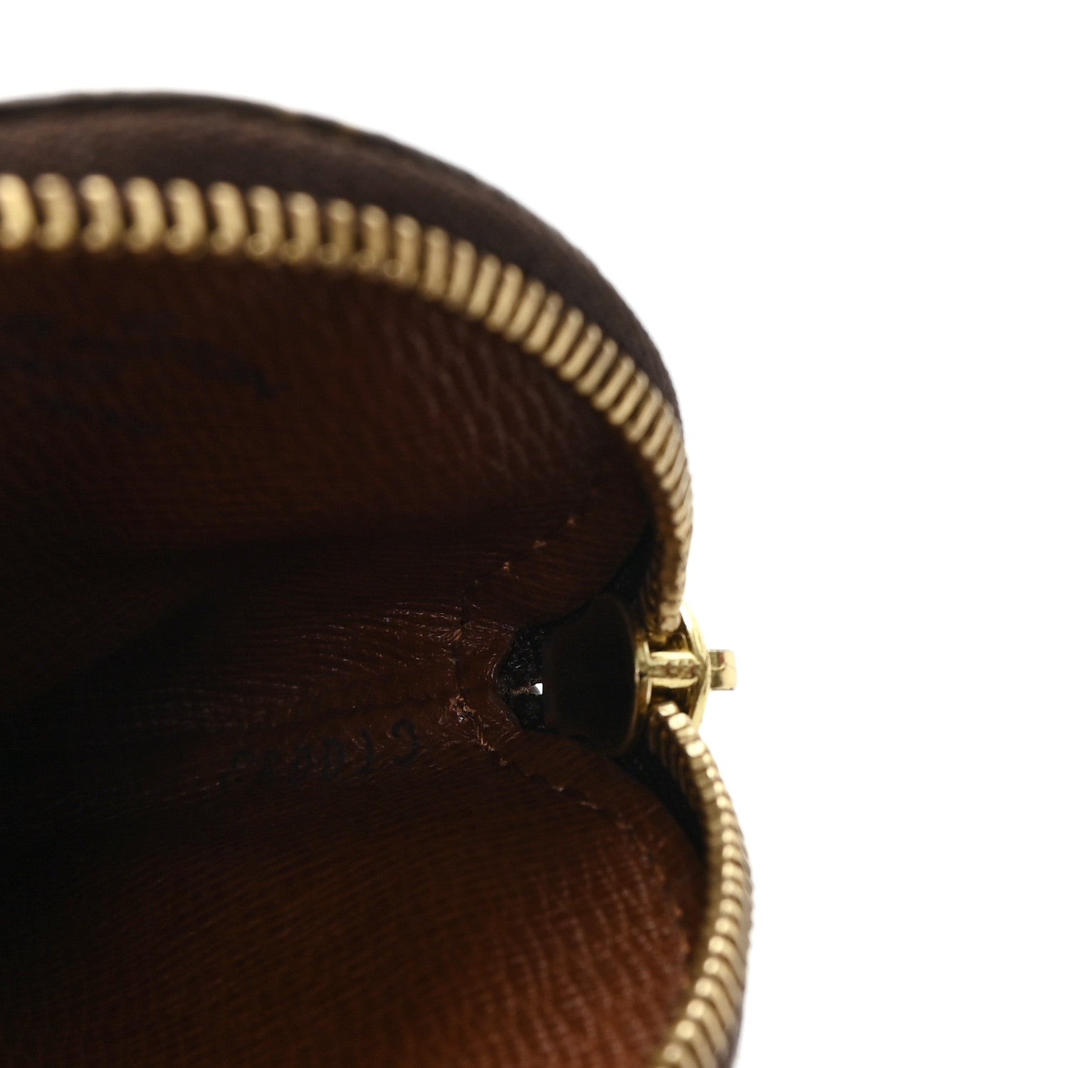 Monogram Round Coin Purse