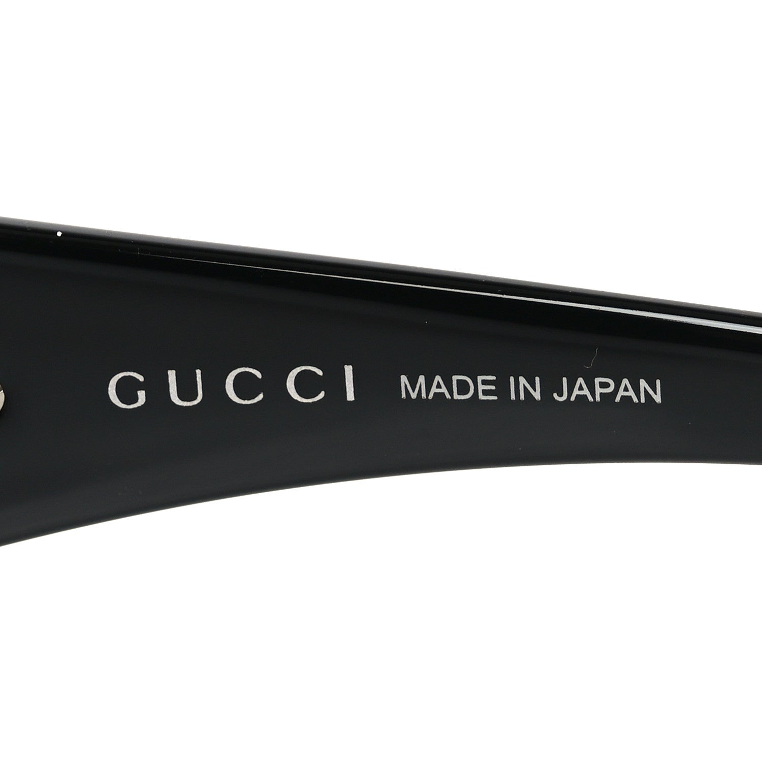 Metal Horsebit Frameless Mask Sunglasses GG2174S Black Silver