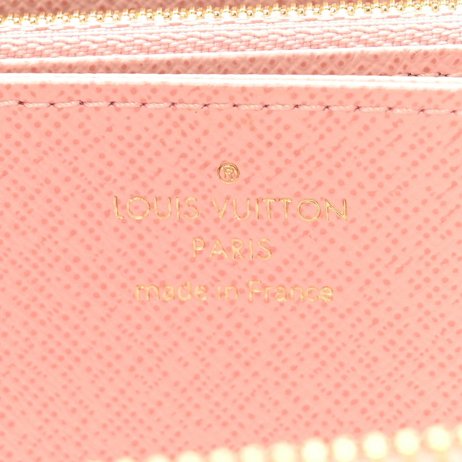 Damier Azur Zippy Wallet Rose Ballerine