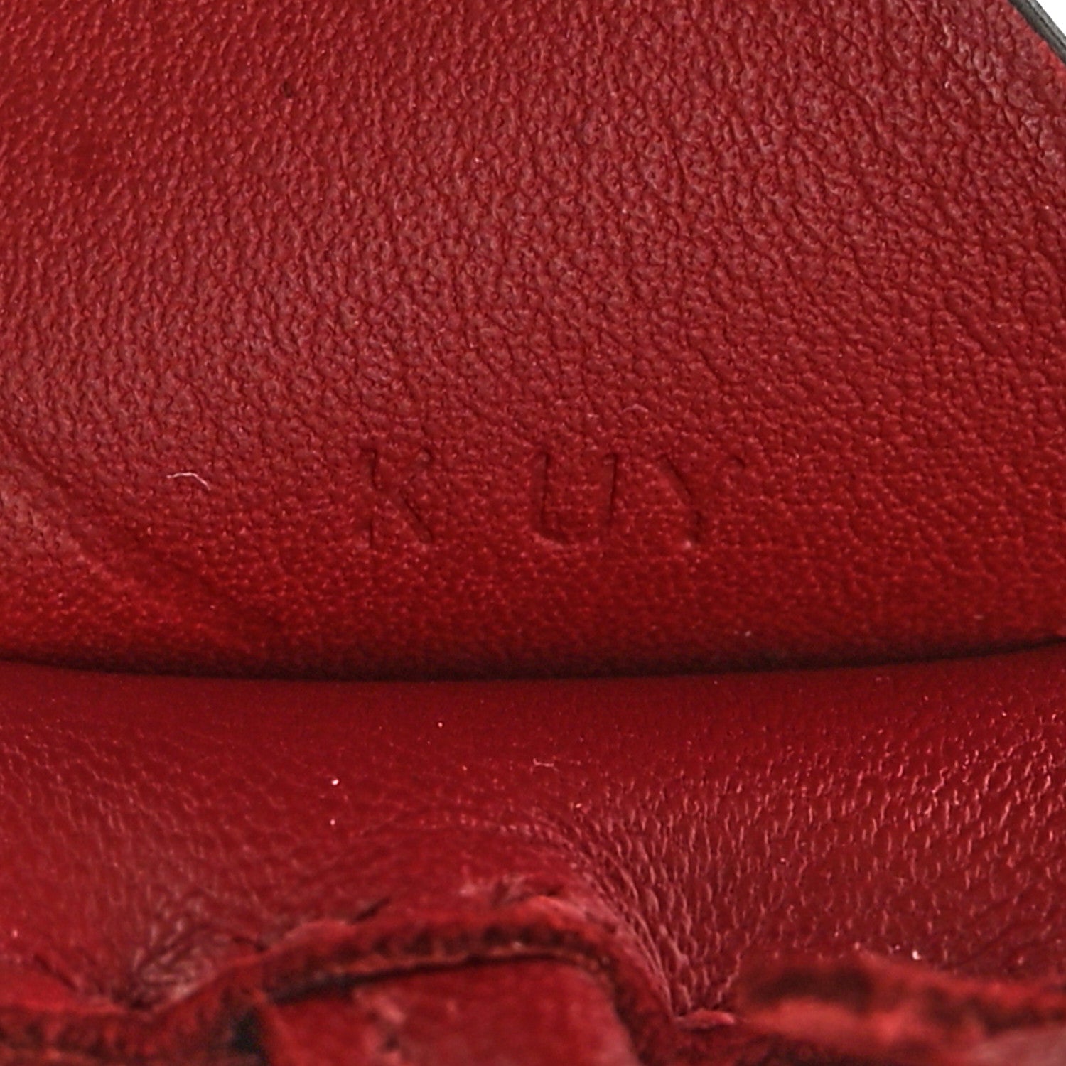 Milo Lambskin Grigri Rodeo Pegase Horse Bag Charm PM Rouge Grenat