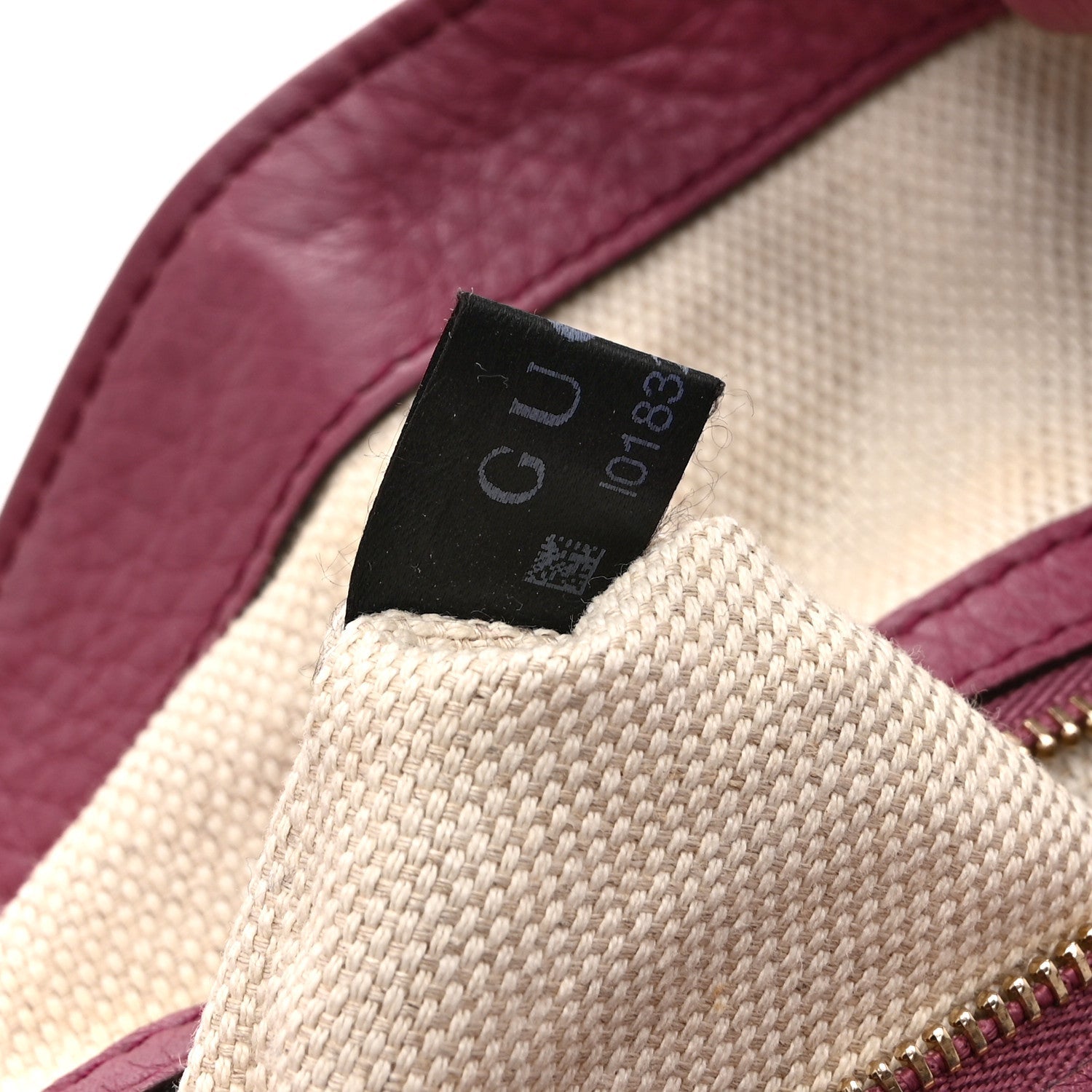 Pebbled Calfskin Small Soho Shoulder Bag Peonia Flower