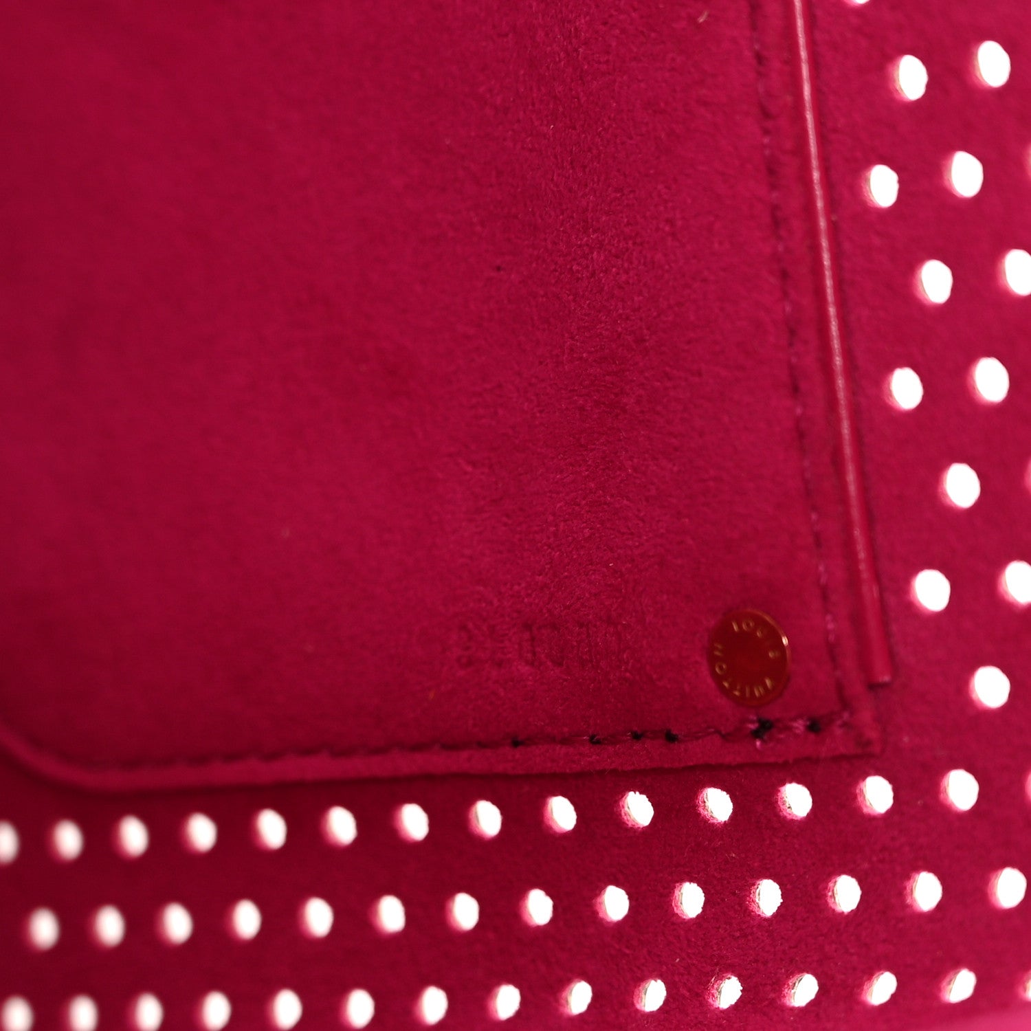 Monogram Perforated Speedy 30 Fuchsia