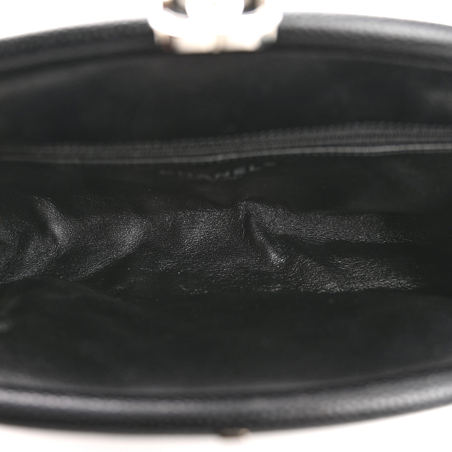 Caviar Quilted Timeless Clutch Black
