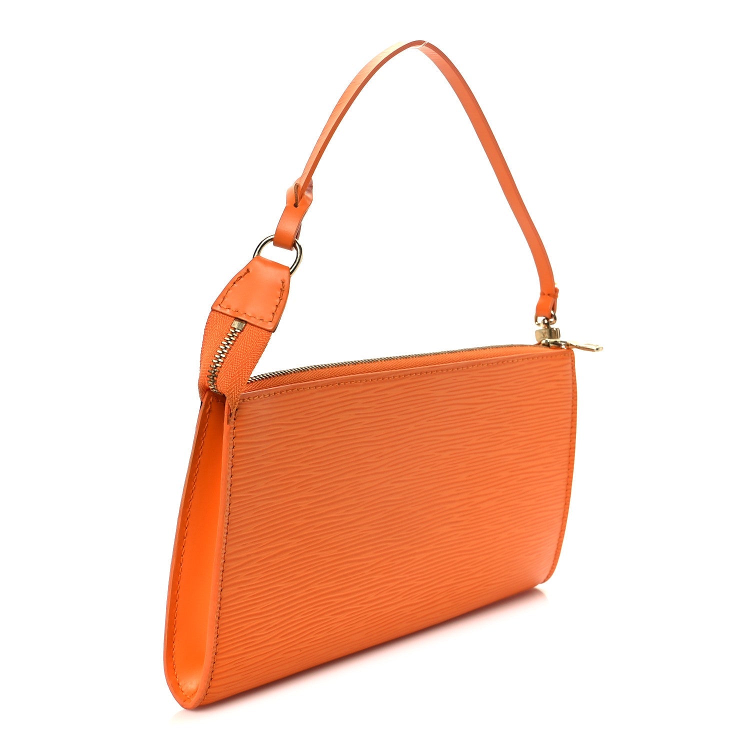 Epi Pochette Accessories 24 Mandarin