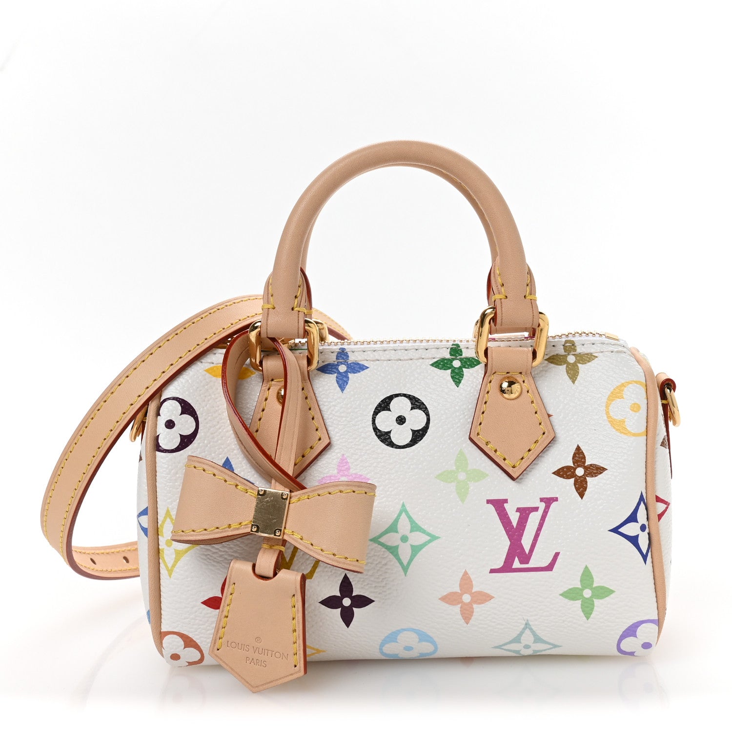 LV X TM Monogram Multicolor Nano Speedy White