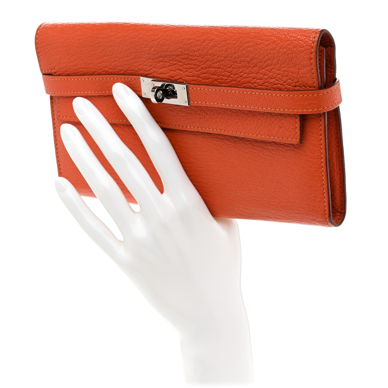 Chevre Mysore Kelly Longue Wallet Feu