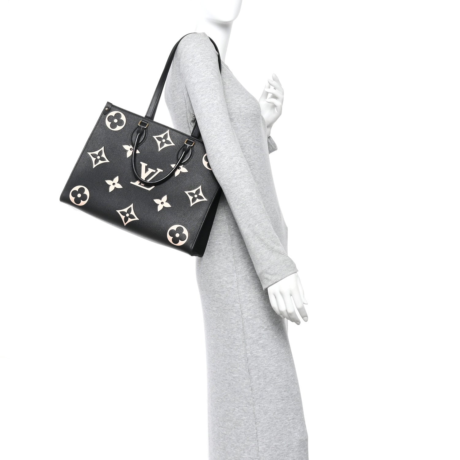 Empreinte Monogram Giant Onthego MM Black Beige