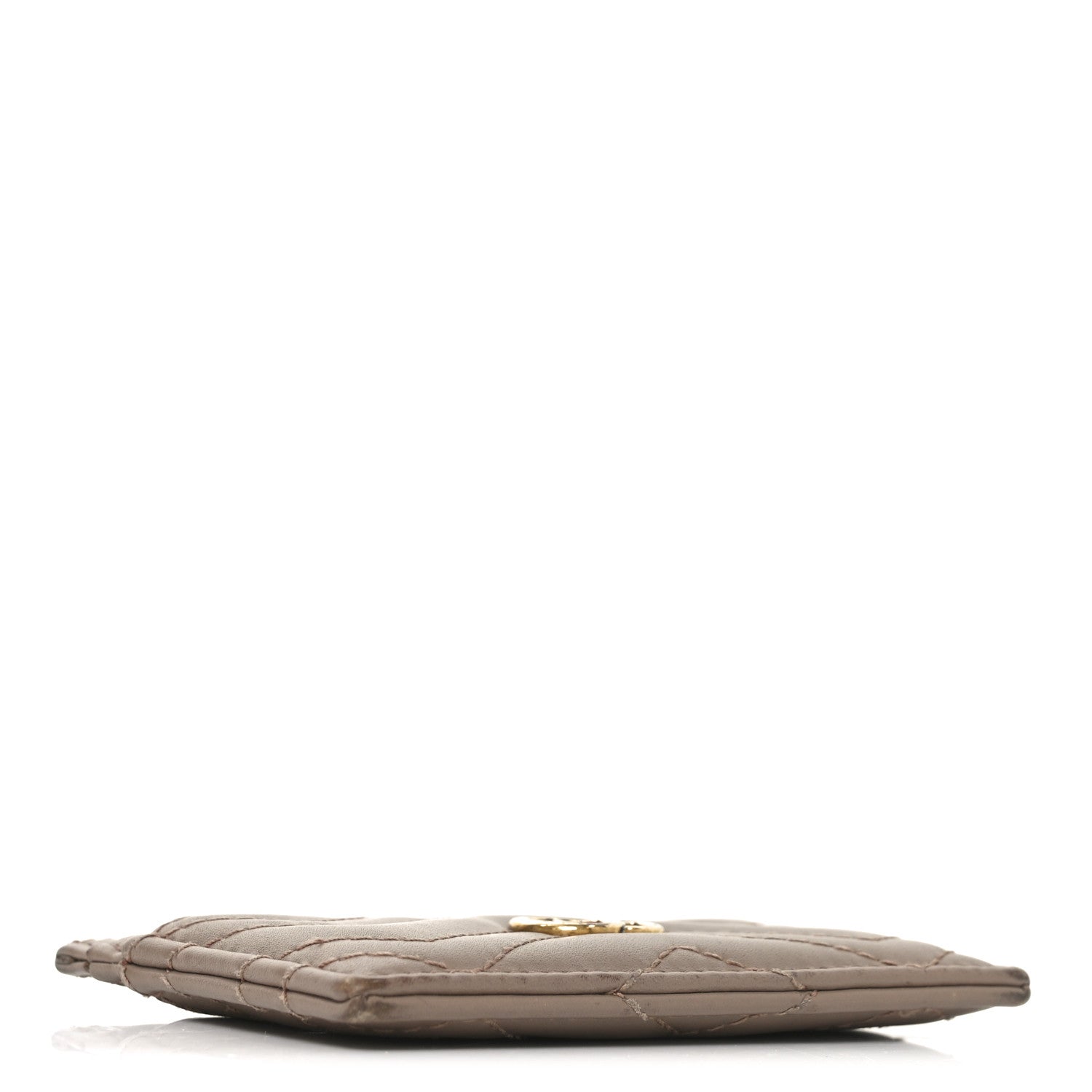 Calfskin Matelasse GG Marmont Card Holder Porcelain Rose